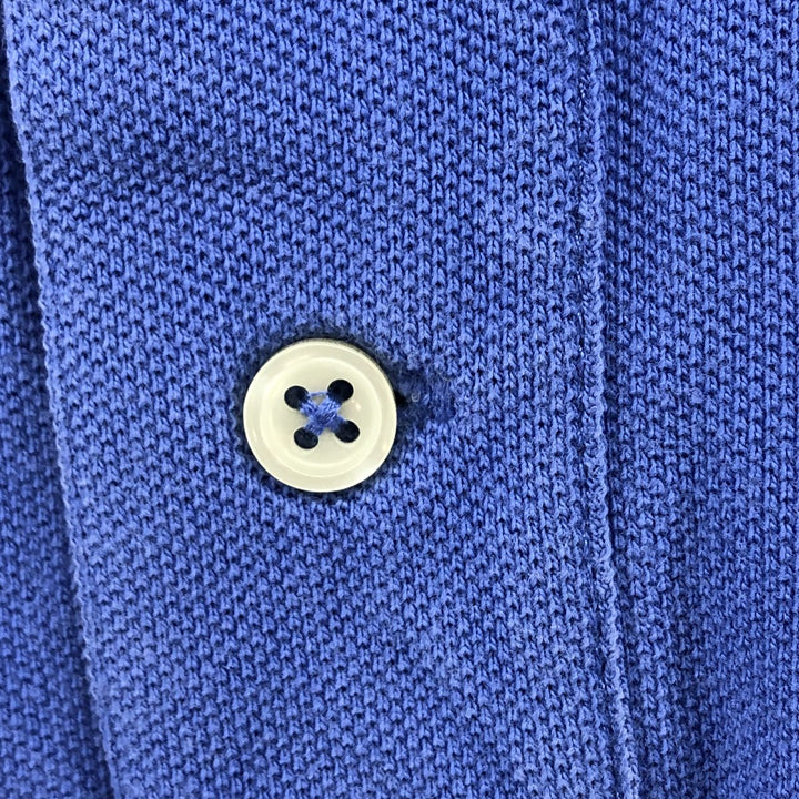 Ralph Lauren POLO by Ralph Lauren short sleeve polo shirt, women's size M cotton blue type Vintage Second Hand