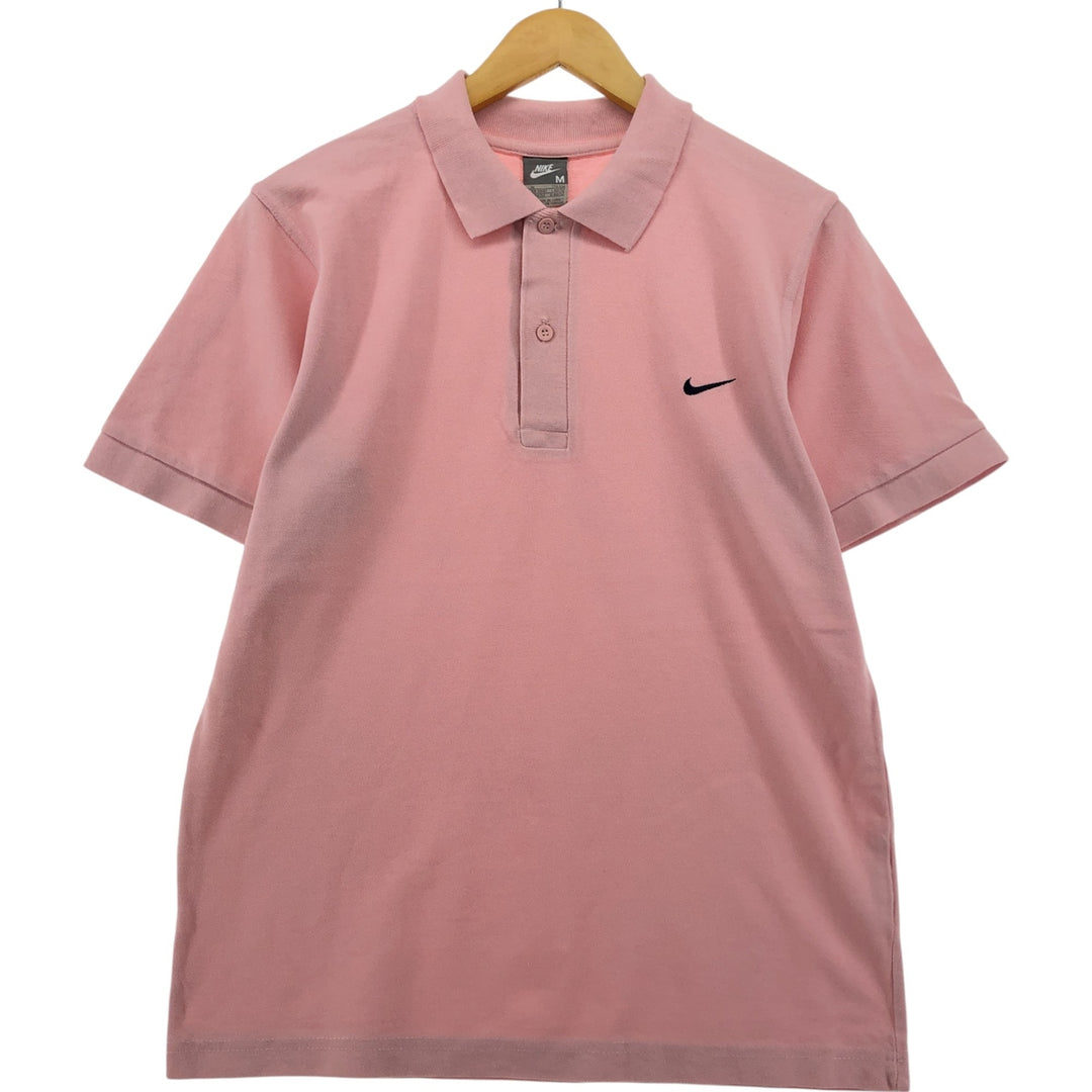 Nike short sleeve polo shirt for women, size M unclear pink type Vintage Second Hand