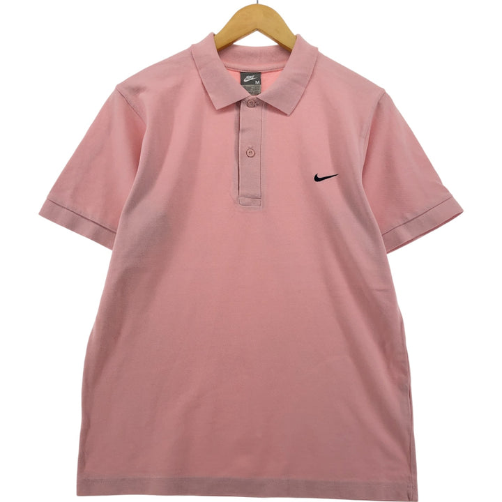 Nike short sleeve polo shirt for women, size M unclear pink type Vintage Second Hand