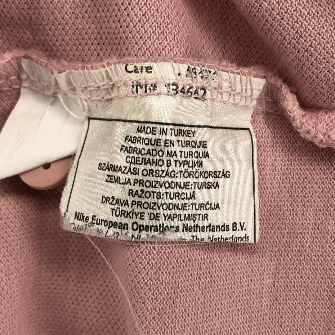 Nike short sleeve polo shirt for women, size M unclear pink type Vintage Second Hand