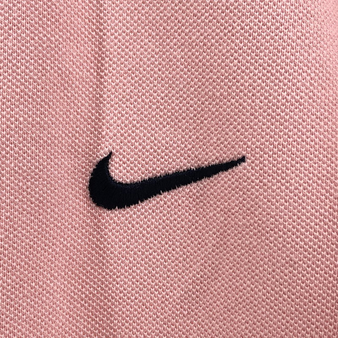 Nike short sleeve polo shirt for women, size M unclear pink type Vintage Second Hand