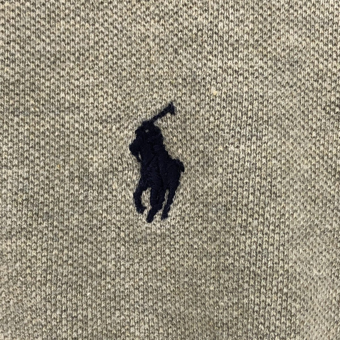 Ralph Lauren POLO by Ralph Lauren short sleeve polo shirt, women's size XL cotton gray type Vintage Second Hand