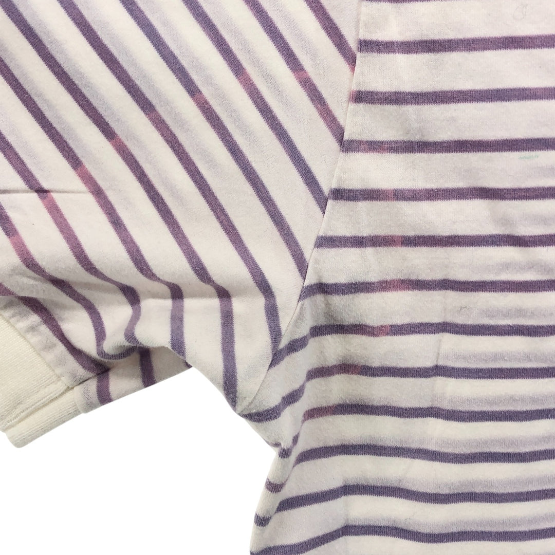 Ralph Lauren POLO by Ralph Lauren short sleeve striped polo shirt, men's size M Pima Cotton purple type Vintage Second Hand
