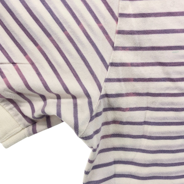 Ralph Lauren POLO by Ralph Lauren short sleeve striped polo shirt, men's size M Pima Cotton purple type Vintage Second Hand