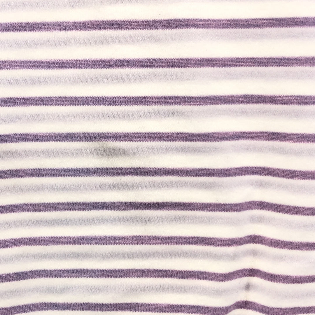 Ralph Lauren POLO by Ralph Lauren short sleeve striped polo shirt, men's size M Pima Cotton purple type Vintage Second Hand
