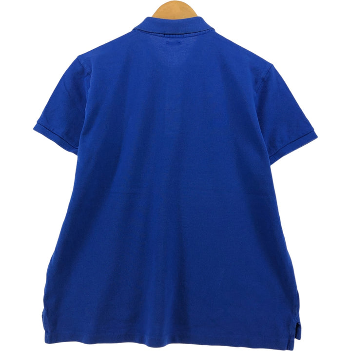 Ralph Lauren POLO RALPH LAUREN CLASSIC FIT short sleeve polo shirt for women, size L cotton blue type Vintage Second Hand