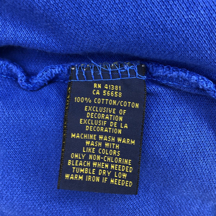 Ralph Lauren POLO RALPH LAUREN CLASSIC FIT short sleeve polo shirt for women, size L cotton blue type Vintage Second Hand