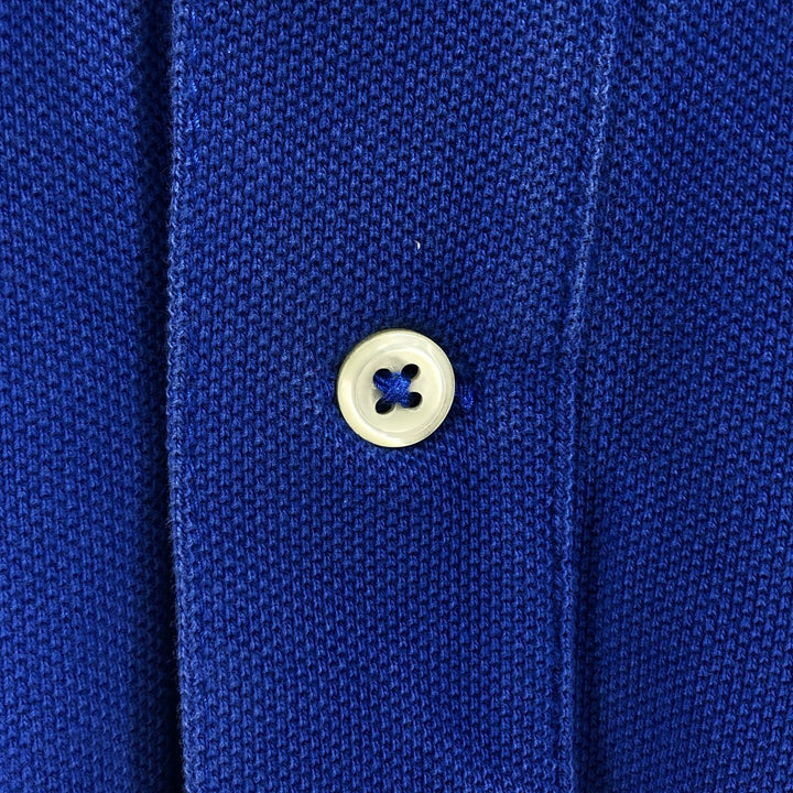 Ralph Lauren POLO RALPH LAUREN CLASSIC FIT short sleeve polo shirt for women, size L cotton blue type Vintage Second Hand
