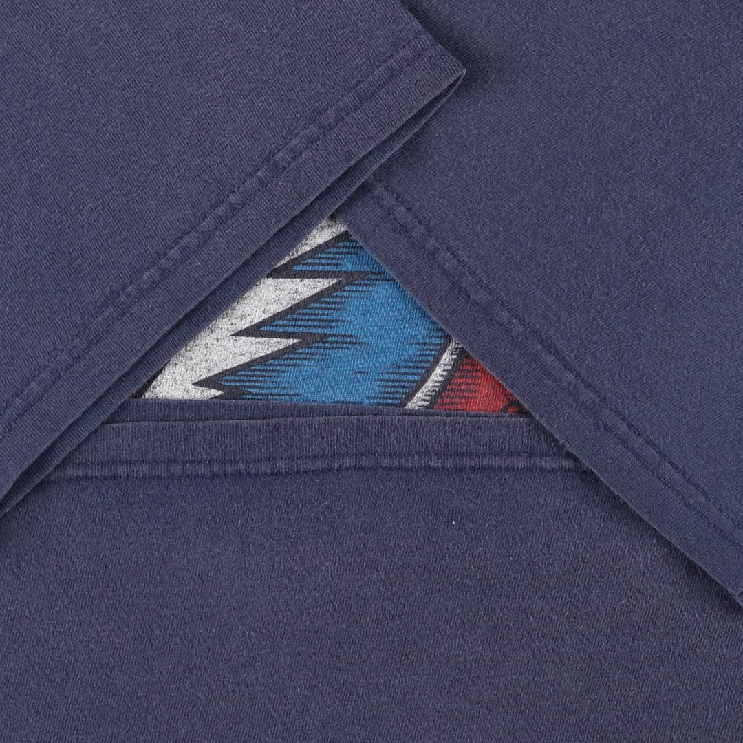 Delta GREATFUL DEAD Grateful Dead Band T-Shirt Band Tee Men's XL cotton navy blue type Vintage Second Hand
