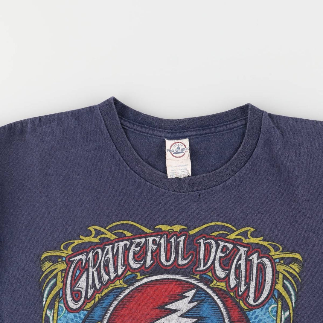 Delta GREATFUL DEAD Grateful Dead Band T-Shirt Band Tee Men's XL cotton navy blue type Vintage Second Hand