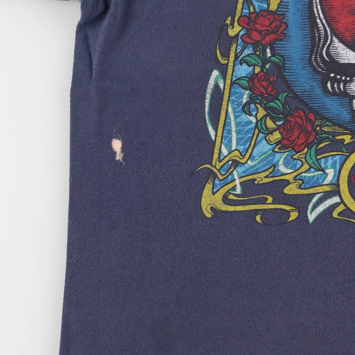 Delta GREATFUL DEAD Grateful Dead Band T-Shirt Band Tee Men's XL cotton navy blue type Vintage Second Hand