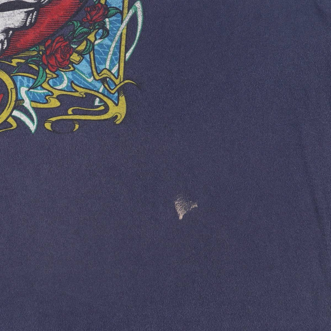 Delta GREATFUL DEAD Grateful Dead Band T-Shirt Band Tee Men's XL cotton navy blue type Vintage Second Hand