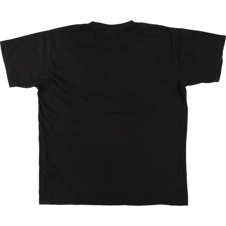 METALLICA Metallica Band T-shirt Band T Men's L size unclear black type Vintage Second Hand