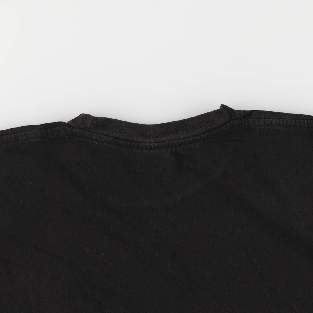 METALLICA Metallica Band T-shirt Band T Men's L size unclear black type Vintage Second Hand