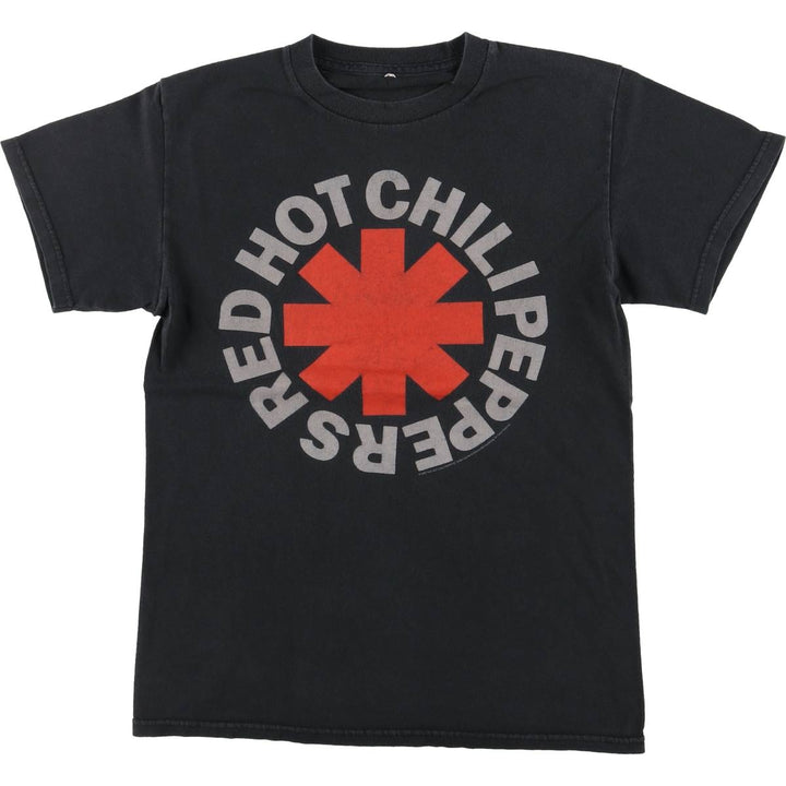 RED HOT CHILI PEPPERS Red Hot Chili Peppers Band T-shirt Band T Men's S equivalent unclear black type Vintage Second Hand