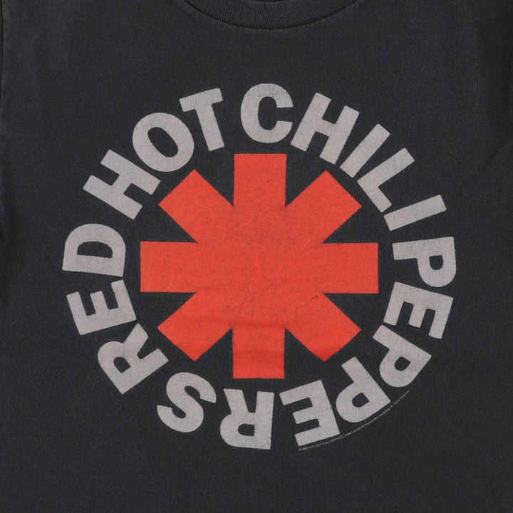 RED HOT CHILI PEPPERS Red Hot Chili Peppers Band T-shirt Band T Men's S equivalent unclear black type Vintage Second Hand