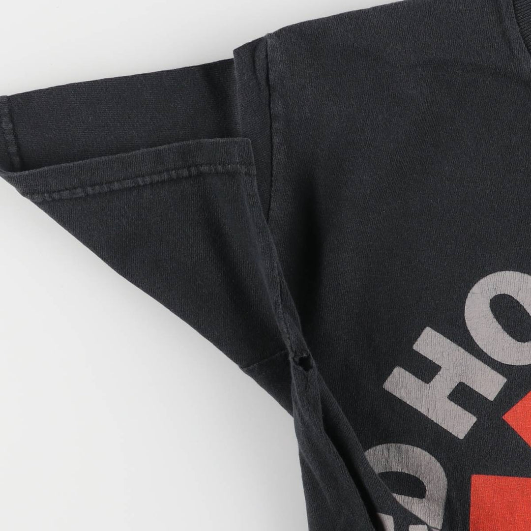 RED HOT CHILI PEPPERS Red Hot Chili Peppers Band T-shirt Band T Men's S equivalent unclear black type Vintage Second Hand
