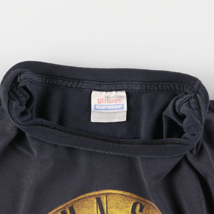 Hanes GUNS N' ROSES Band T-shirt, Band Tee, Men's XXL cotton black type Vintage Second Hand
