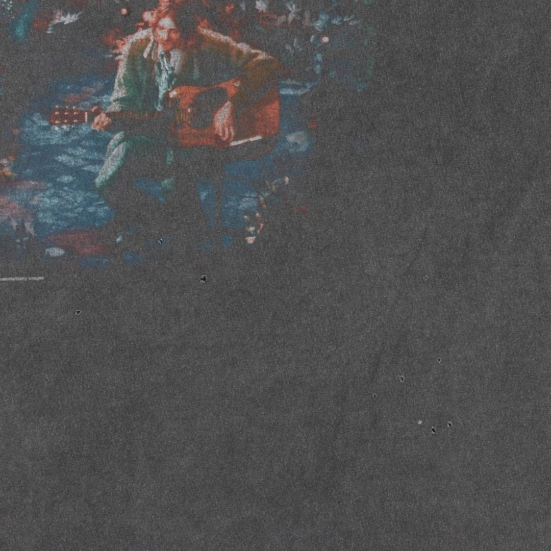 NIRVANA Nirvana Band T-shirt Band T Men's S size cotton gray type Vintage Second Hand