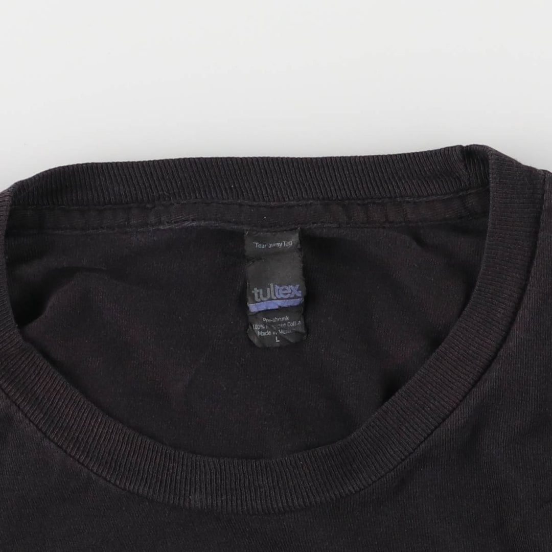 Tultex MEGADETH Band T-Shirt Band TL Men's L Size Short Sleeve cotton black type Vintage Second Hand