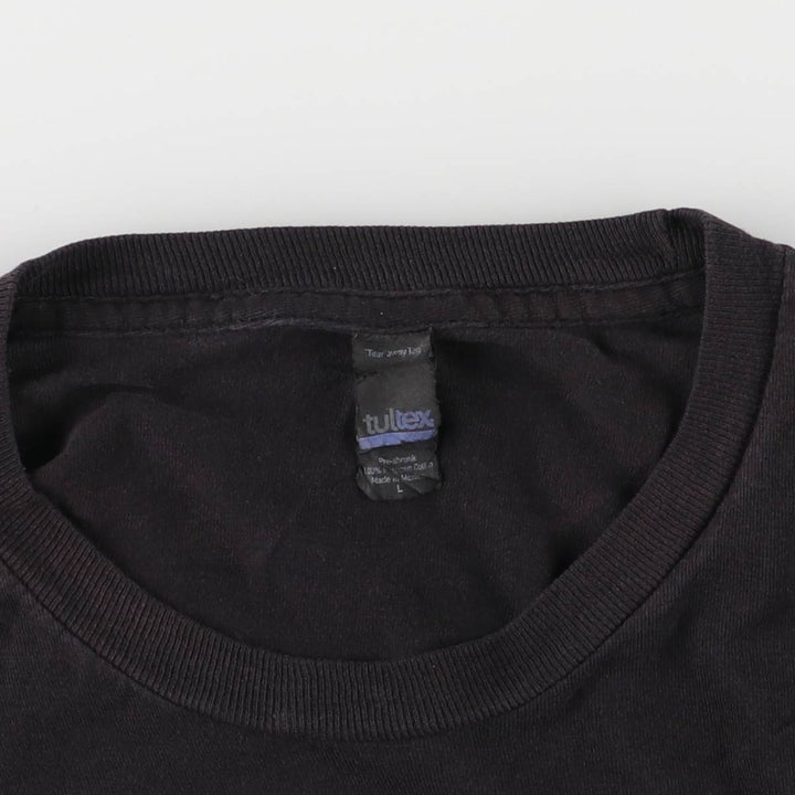 Tultex MEGADETH Band T-Shirt Band TL Men's L Size Short Sleeve cotton black type Vintage Second Hand