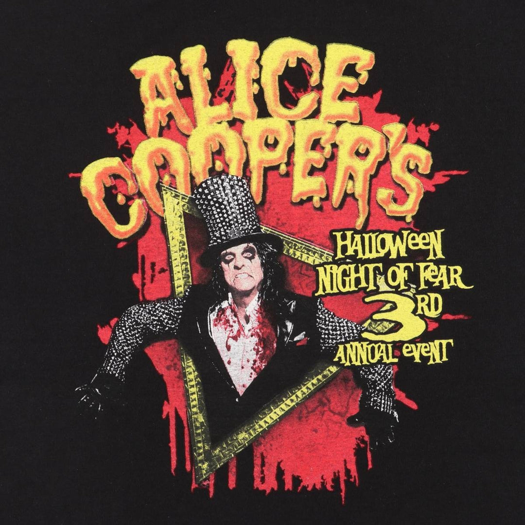 ALICE COOPER Alice Cooper Band T-shirt Band T Men's XXL unclear black type Vintage Second Hand