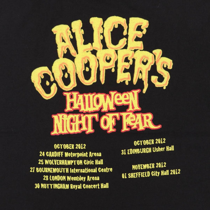 ALICE COOPER Alice Cooper Band T-shirt Band T Men's XXL unclear black type Vintage Second Hand