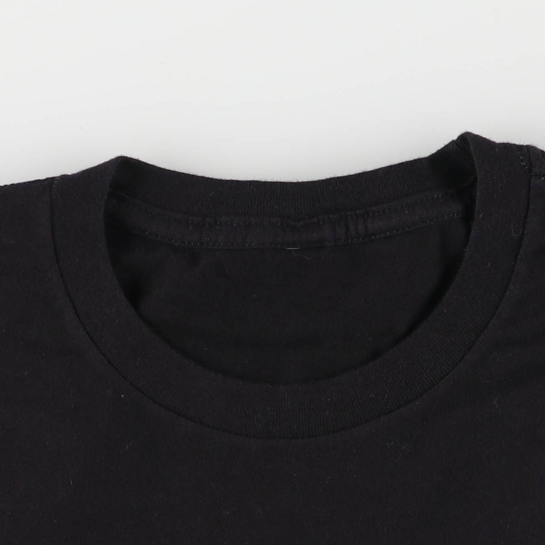 METALLICA Skull Pattern Band T-shirt Band Tee Men's M size unclear black type Vintage Second Hand