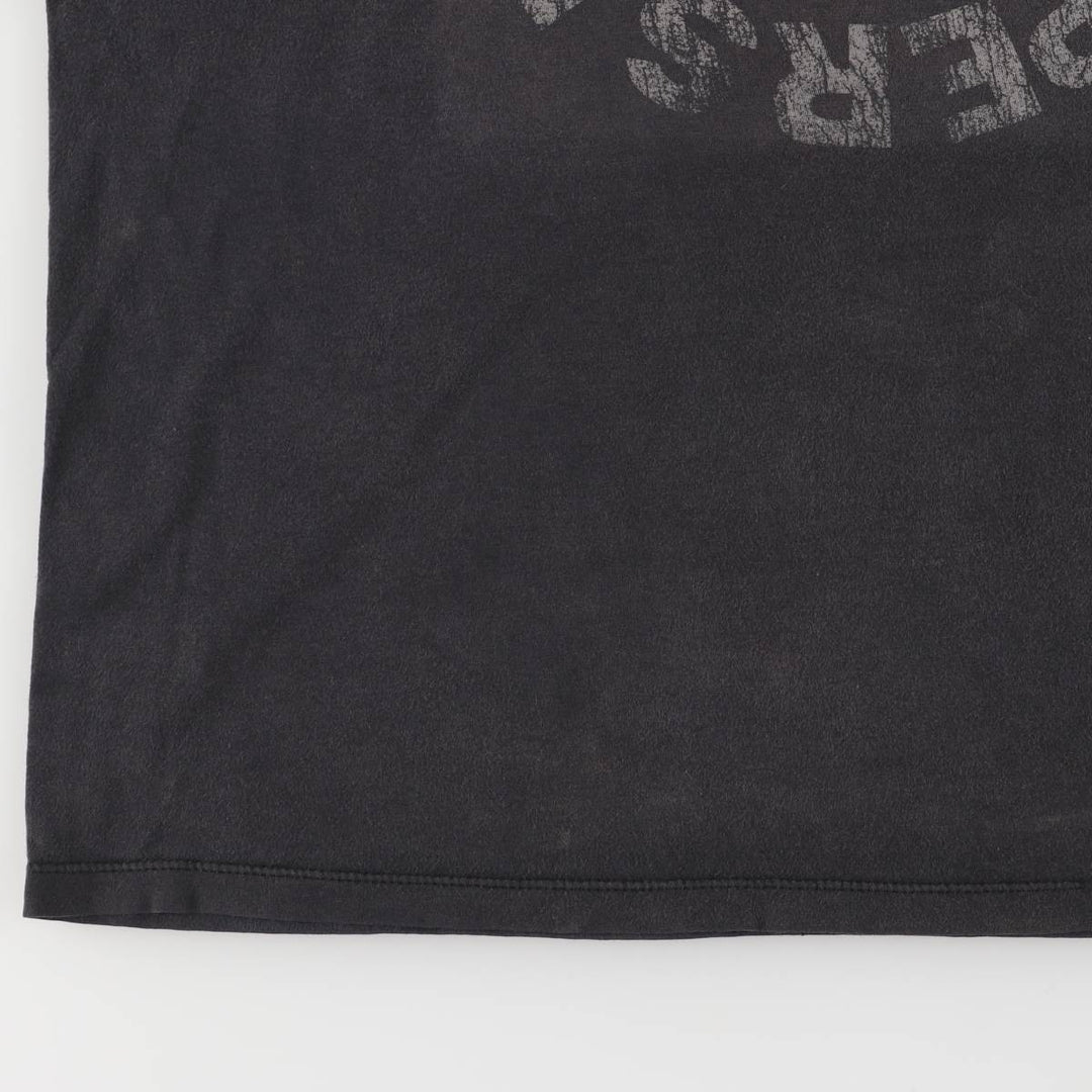 RED HOT CHILI PEPPERS Red Hot Chili Peppers Band T-shirt Band T Men's M size unclear black type Vintage Second Hand