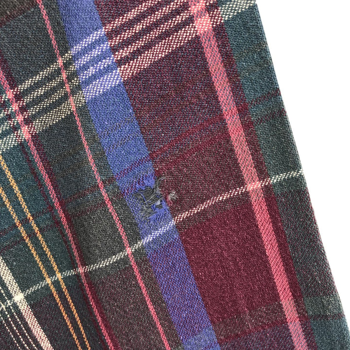 80'S Five Brother DAKOTA Western flannel check shirt, made in USA, men's XXL, vintage unknown purple type Vintage Second Hand