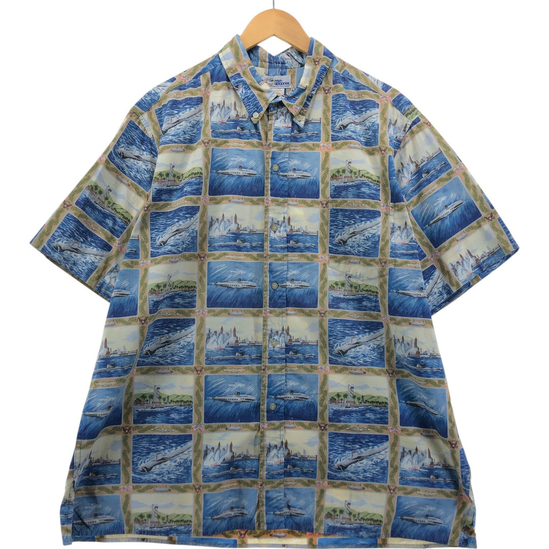 90'S Reyn Spooner REYNSPOONER Button-down Hawaiian Aloha Shirt Men's XXL Vintage cotton multicolor Vintage Second Hand