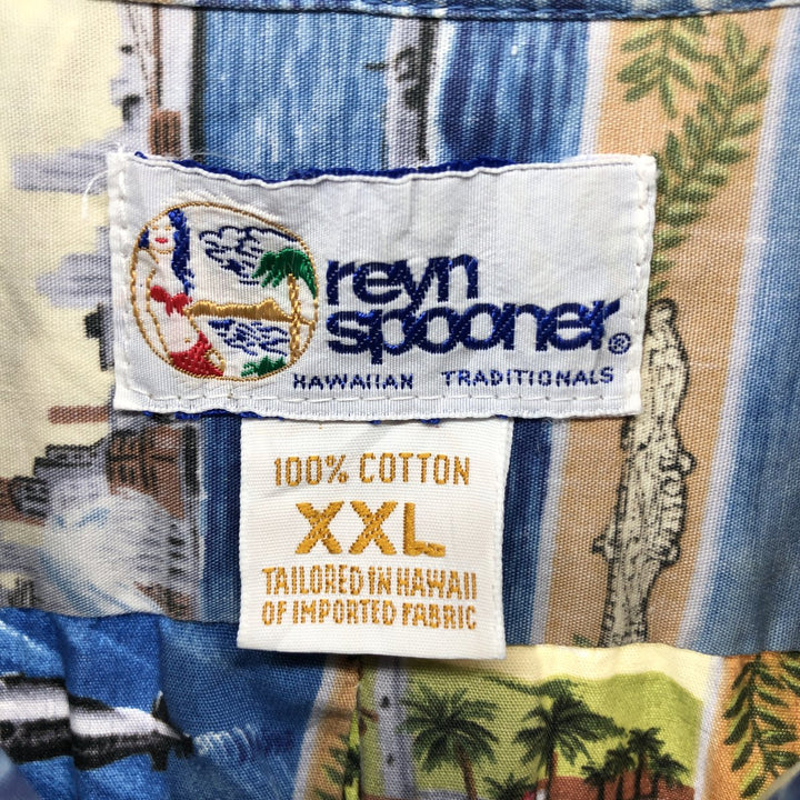 90'S Reyn Spooner REYNSPOONER Button-down Hawaiian Aloha Shirt Men's XXL Vintage cotton multicolor Vintage Second Hand