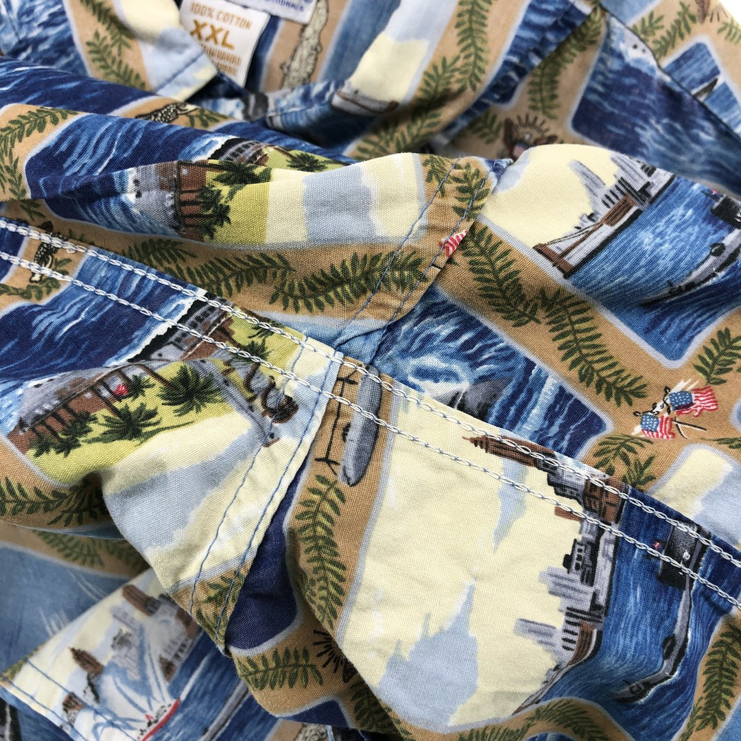 90'S Reyn Spooner REYNSPOONER Button-down Hawaiian Aloha Shirt Men's XXL Vintage cotton multicolor Vintage Second Hand