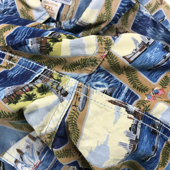 90'S Reyn Spooner REYNSPOONER Button-down Hawaiian Aloha Shirt Men's XXL Vintage cotton multicolor Vintage Second Hand
