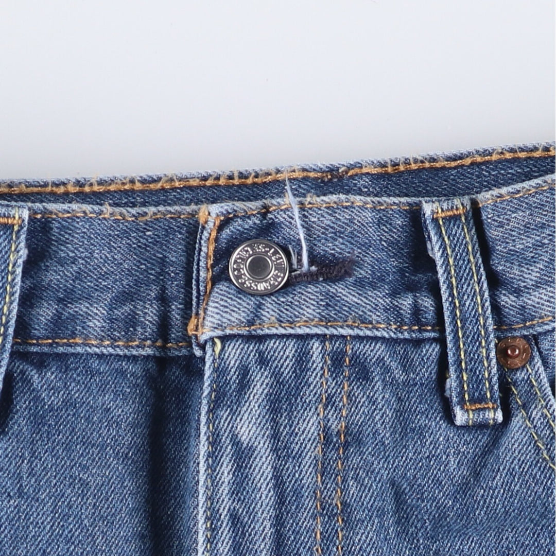 Levi's 517 Bootcut Denim Pants for Men, Size W34 cotton blue type Vintage Second Hand