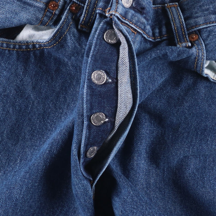 Levi's Levi's 501 straight denim pants for men, equivalent to w36 cotton Indigo Vintage Second Hand