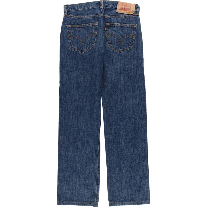 Levi's 501 Straight Leg Button-Fly Denim Pants for Men, W32 equivalent cotton Indigo Vintage Second Hand