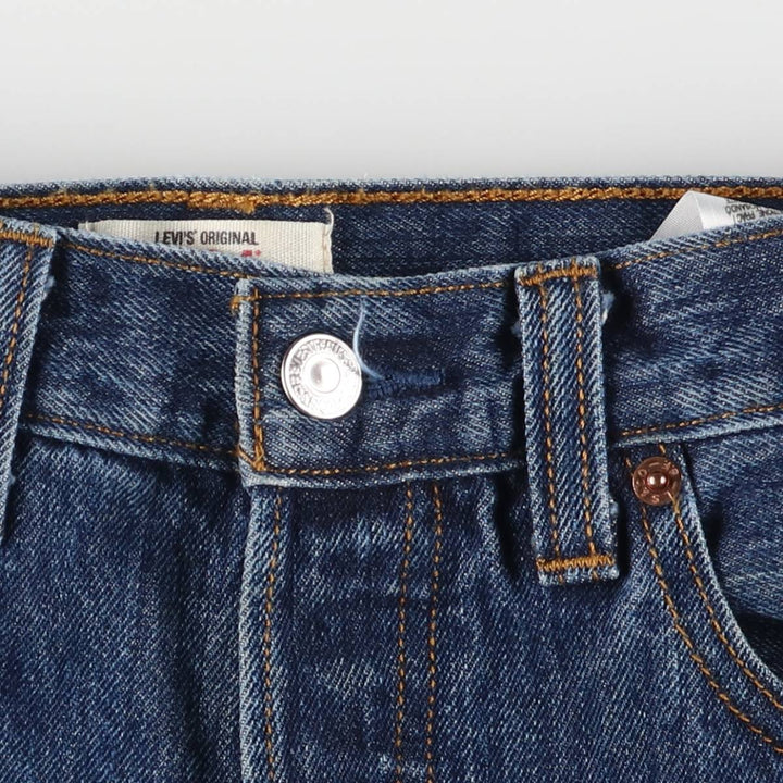 Levi's 501 Straight Leg Button-Fly Denim Pants for Men, W32 equivalent cotton Indigo Vintage Second Hand