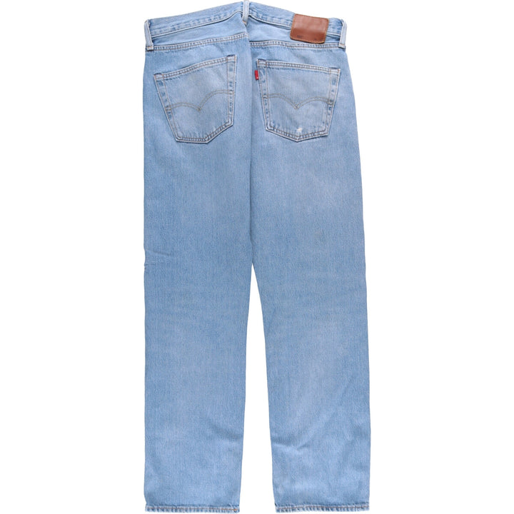 Levi's 501 LEVI'S PREMIUM straight denim pants for men, size W34 cotton blue type Vintage Second Hand