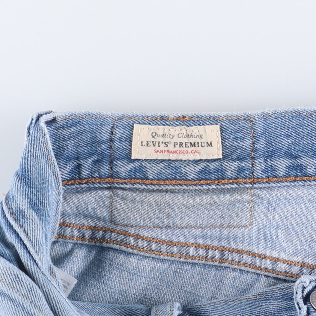 Levi's 501 LEVI'S PREMIUM straight denim pants for men, size W34 cotton blue type Vintage Second Hand
