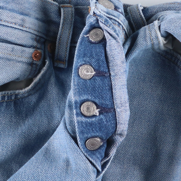 Levi's 501 LEVI'S PREMIUM straight denim pants for men, size W34 cotton blue type Vintage Second Hand
