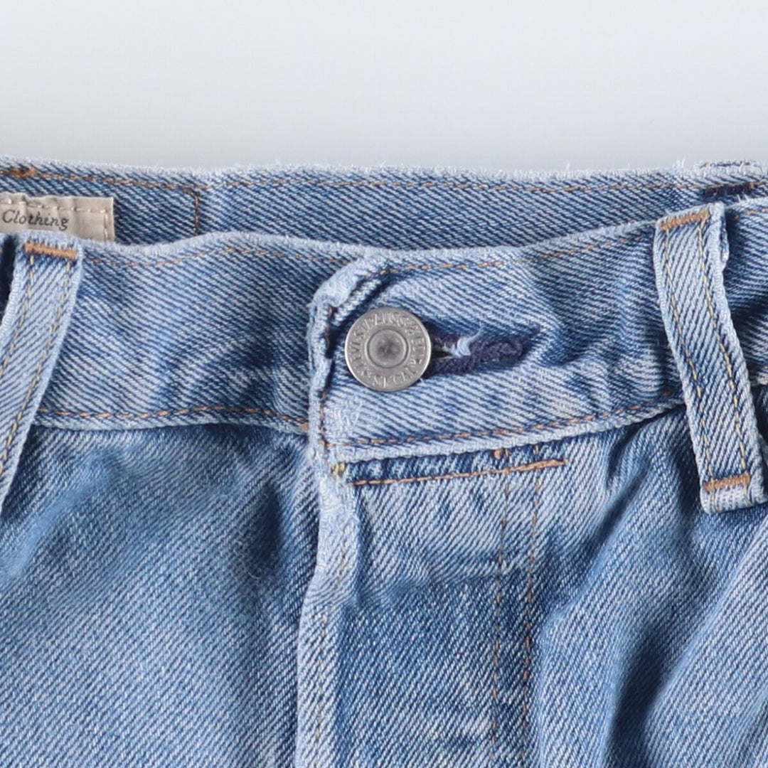 Levi's 501 LEVI'S PREMIUM straight denim pants for men, size W34 cotton blue type Vintage Second Hand
