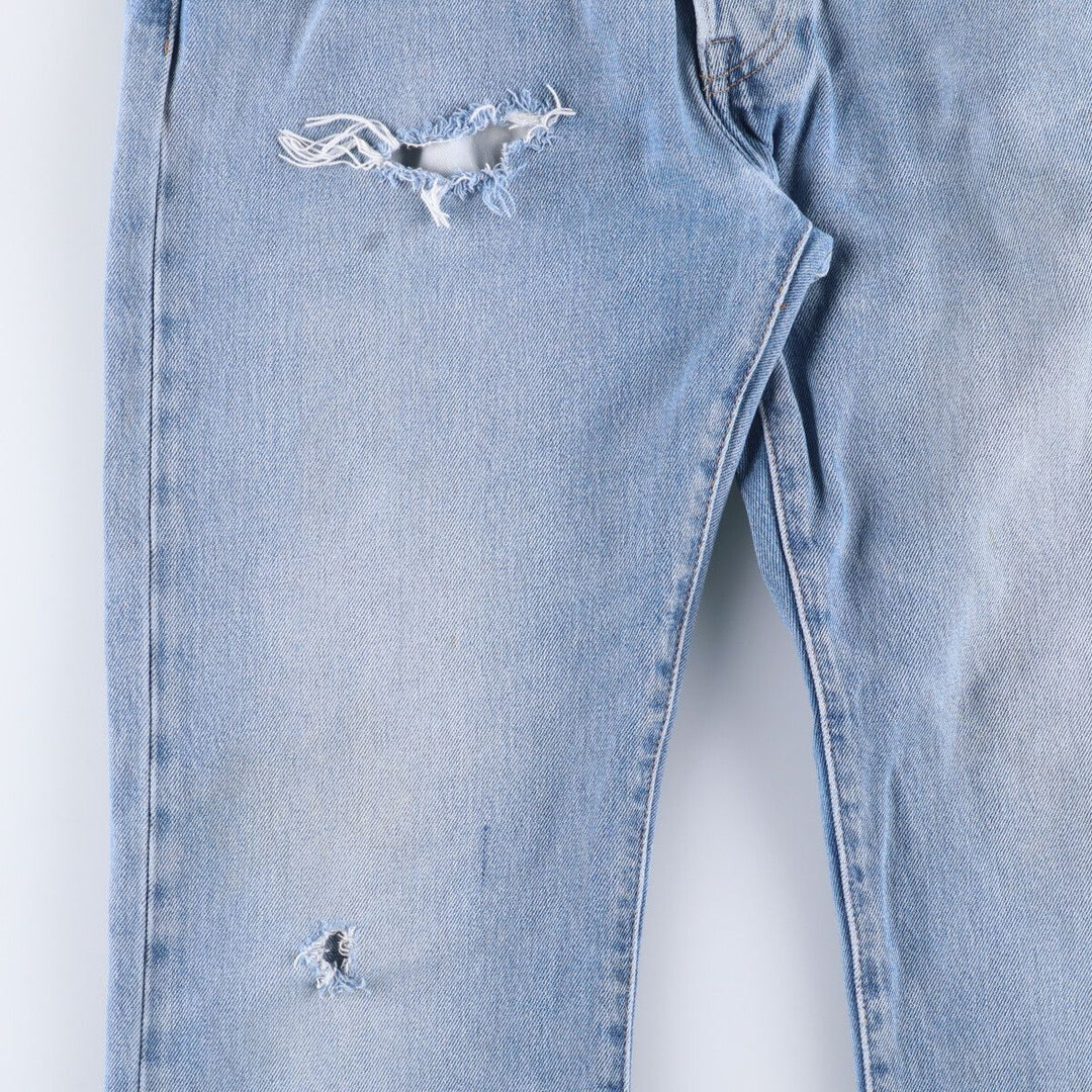 Levi's 501 LEVI'S PREMIUM straight denim pants for men, size W34 cotton blue type Vintage Second Hand