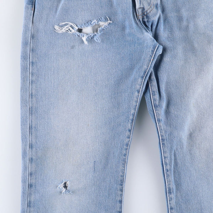 Levi's 501 LEVI'S PREMIUM straight denim pants for men, size W34 cotton blue type Vintage Second Hand