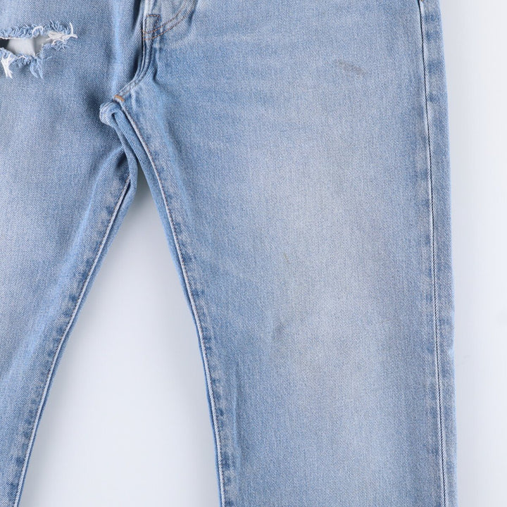 Levi's 501 LEVI'S PREMIUM straight denim pants for men, size W34 cotton blue type Vintage Second Hand
