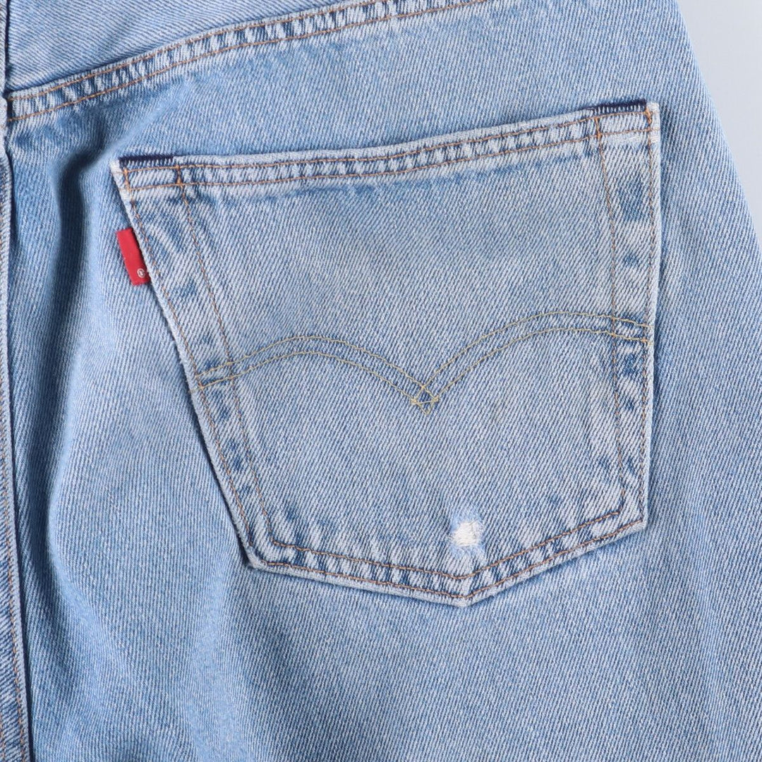 Levi's 501 LEVI'S PREMIUM straight denim pants for men, size W34 cotton blue type Vintage Second Hand