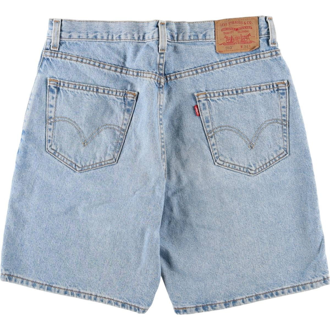 Levi's 550 Relaxed Fit Denim Shorts, Men's Size W34 cotton blue type Vintage Second Hand