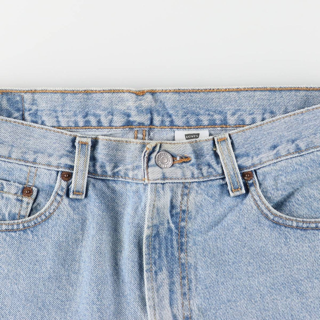 Levi's 550 Relaxed Fit Denim Shorts, Men's Size W34 cotton blue type Vintage Second Hand