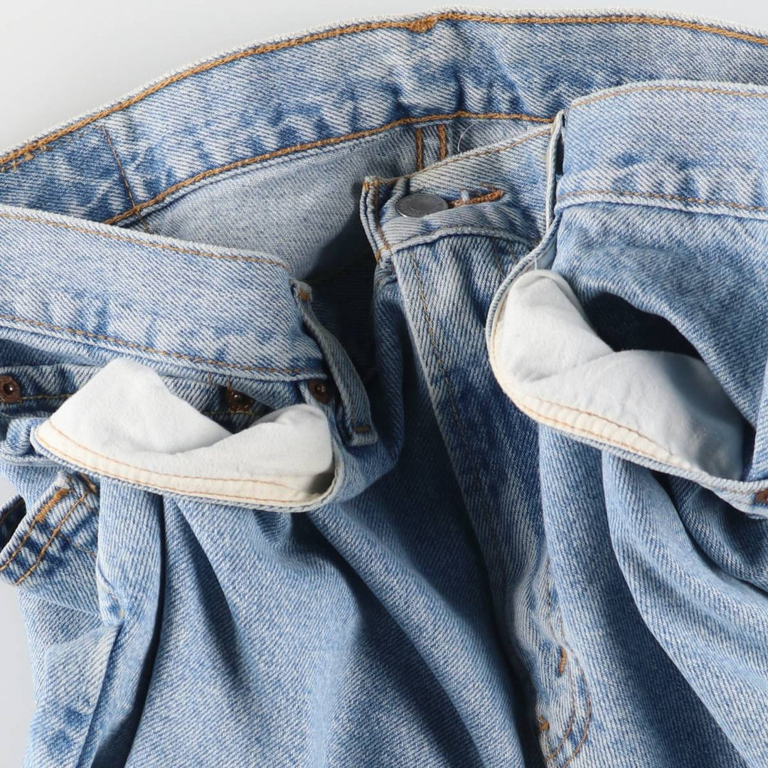 Levi's 550 Relaxed Fit Denim Shorts, Men's Size W34 cotton blue type Vintage Second Hand