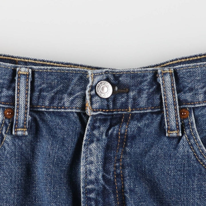 Levi's 550 denim shorts, half pants, men's size w35 cotton blue type Vintage Second Hand